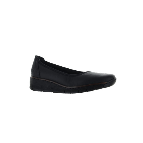 Rieker ballerina zwart