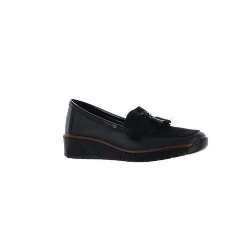 Rieker mocassin zwart