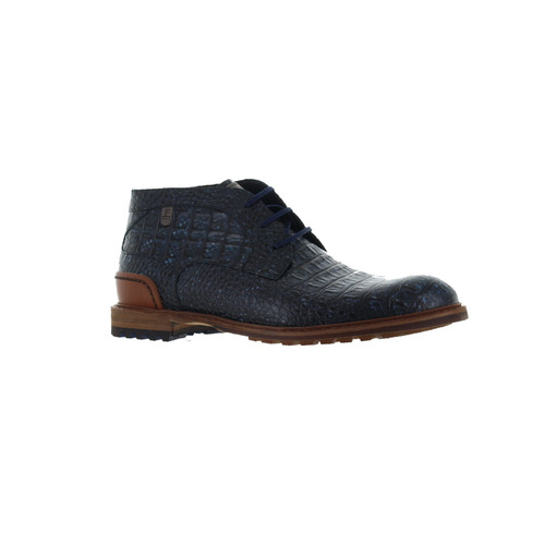 Floris Van Bommel geklede bottine blauw