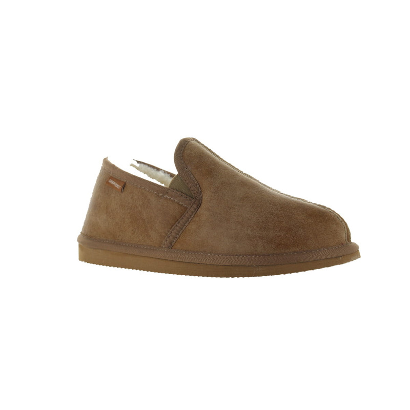 Shepherd pantoffels cognac