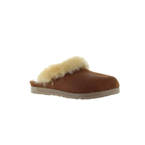 Shepherd pantoffel cognac