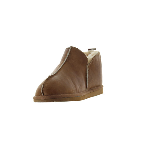 Shepherd pantoffels cognac