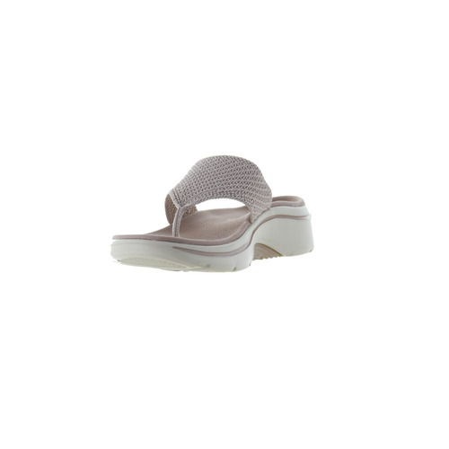 Skechers teenslipper taupe