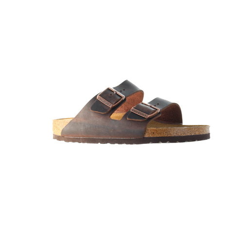 Birkenstock slippers bruin