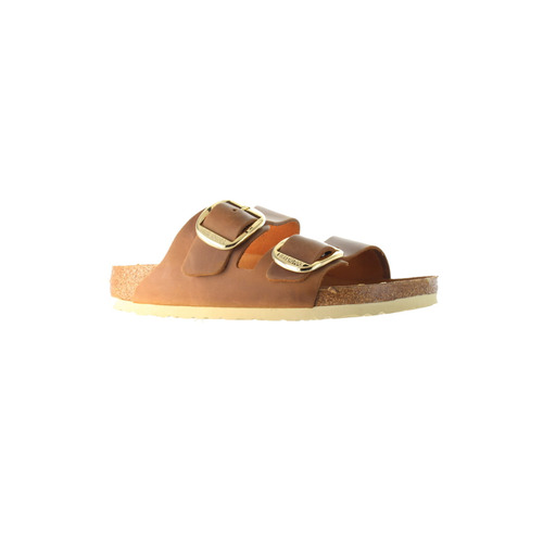 Birkenstock slipper cognac