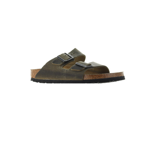 Birkenstock slippers kaki