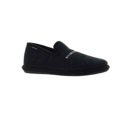 River Woods pantoffels zwart